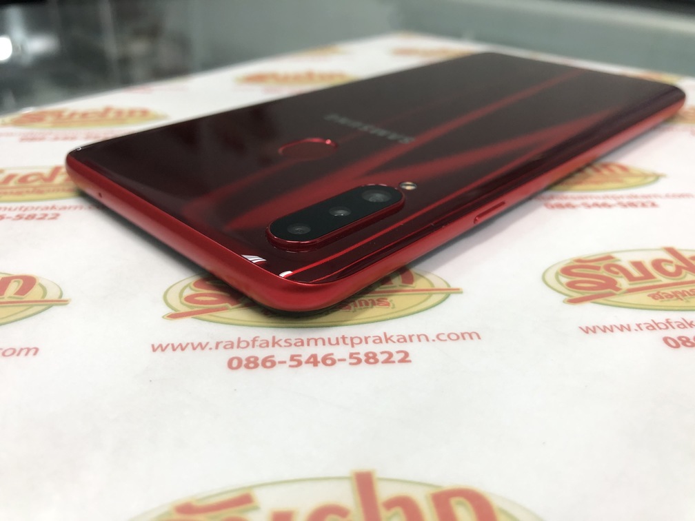 Samsung A20s Ram4GB Rom64GB สีแดงสวย ไม่ติดสัญญา ศูนย์ไทย ประกันหมด ธันวาคม 2563