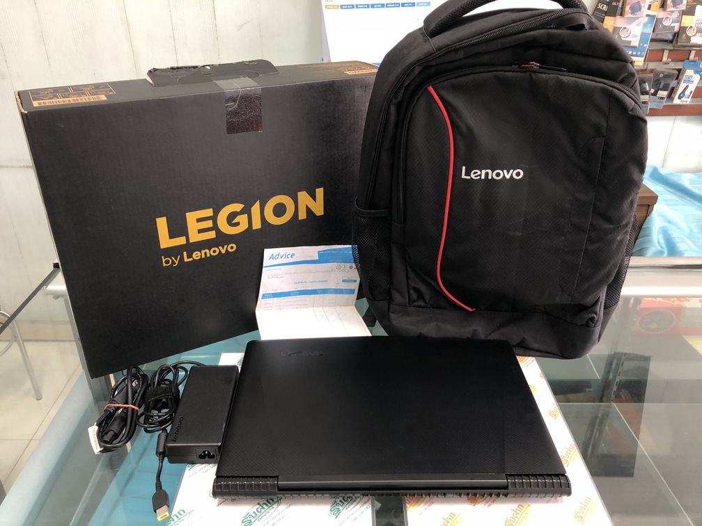 ขาย เกมมิ่ง Lenovo Legion Y520 I7-7700HQ/NVIDIA GeForce GTX1050 Ti 4 GB/RAM8GB/SSD256GB+HDD1TB 15.6FHD Keyboardมีไฟ สีดำ สภาพ90% อุปกรณ์ครบกล่องพร้อมใบเสร็จ