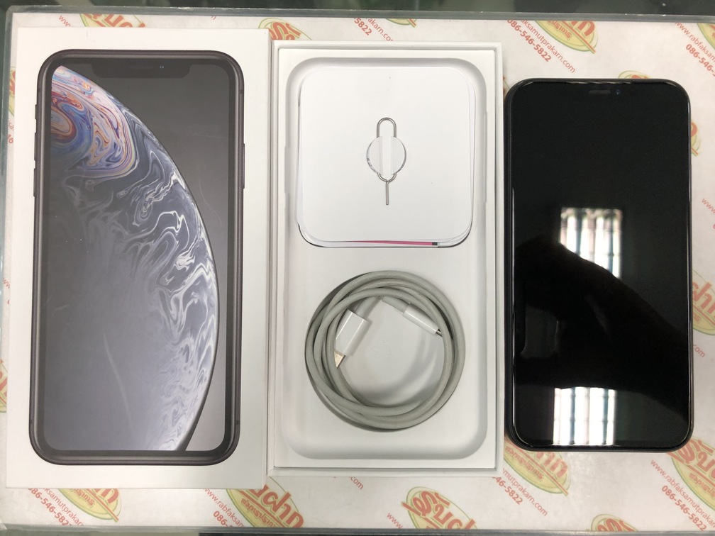 ขาย iPhone XR 64GB สภาพ89% สุขภาพแบต92% สีดำ ศูนย์ไทย อุปกรณ์ครบกล่อง รีเซ็ตเครื่องให้ใหม่แล้วพร้อมใช้งานได้ทันที ไม่ติดiCloud ประกันหมด 13 กุมภาพันธ์ 2565