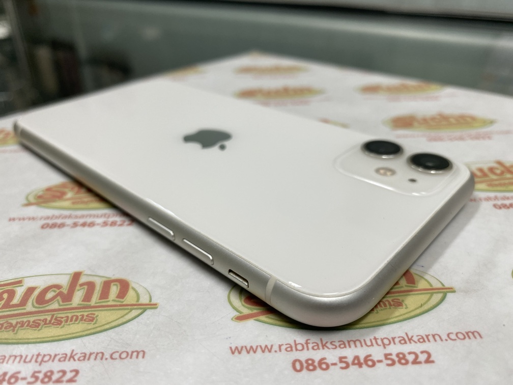 ขายถูก iPhone 11 256GB(ความจุเยอะ) สภาพ89% สุขภาพแบต88% จอแท้ปรับTrue Toneได้ สีขาว เครื่องศูนย์ไทย อุปกรณ์ไม่มีนะครับ มีแต่ตัวเครื่อง ไม่ติดiCloud
